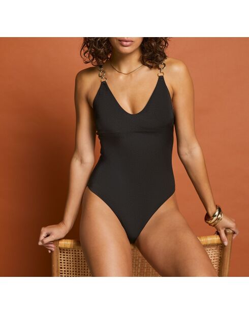 Baba schwarzer einteiliger Badeanzug ohne Rahmen ohne Schale