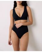 Black Sculpt Bikinihose mit hoher Taille