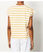 Gelbes gestreiftes T-Shirt Cilino