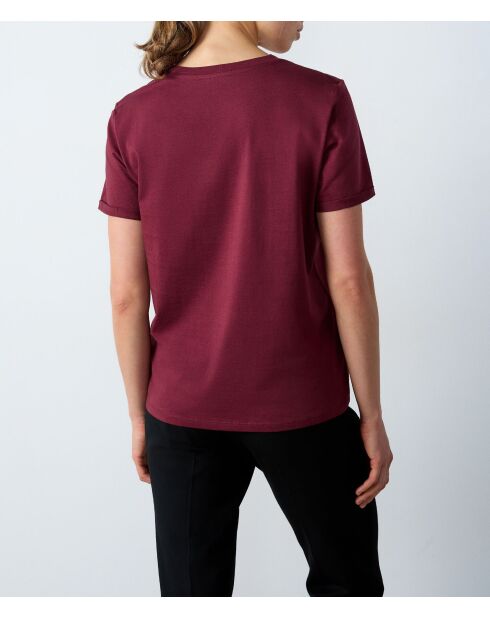 Galatea bordeauxrood T-shirt