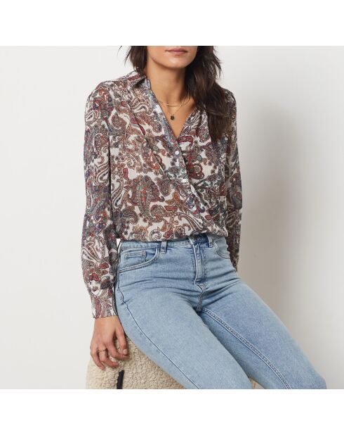 Een veelkleurig shirt van Malya