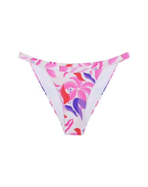 Braguitas Palm Beach con estampado de fondo blanco