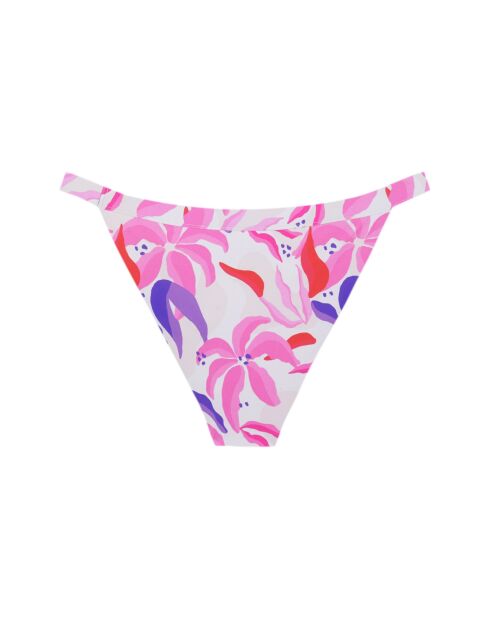 Braguitas Palm Beach con estampado de fondo blanco
