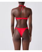 Braguitas de bikini brasileñas rojas High Leg Luarca
