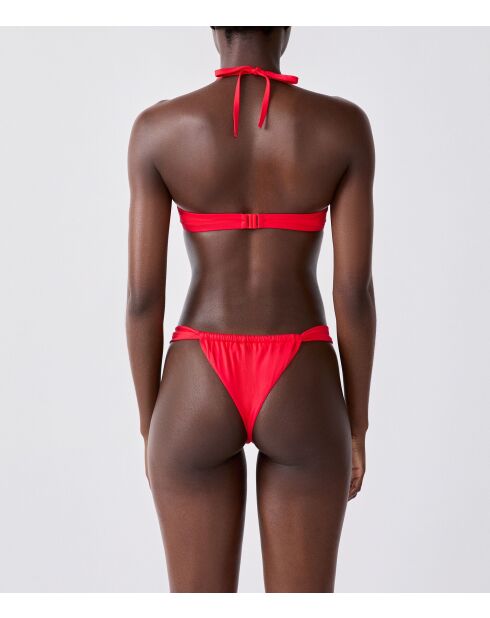 Braguitas de bikini brasileñas rojas High Leg Luarca
