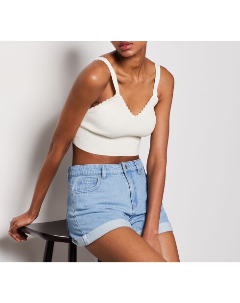 caraco en maille Elleni écru