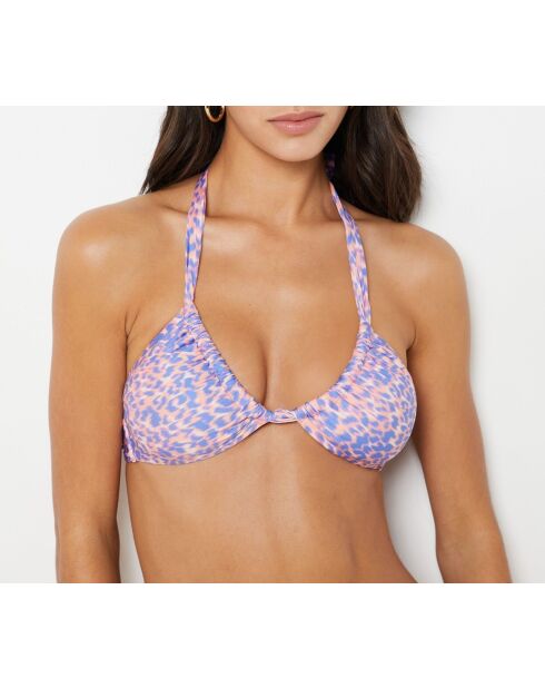 Rosalia SPE BH ohne Bügel und ohne Schale, gedruckt auf malvenfarbenem Hintergrund.