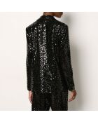 Zwart Fegha jack met lovertjes