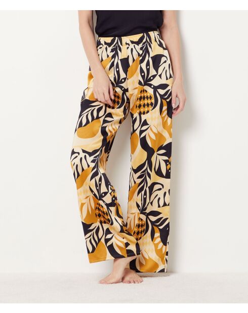 Bendjy-broek met gele print