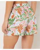 Veelkleurige mosterdkleurige Vaiana shorts