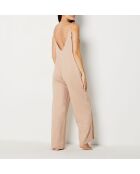 Combi-pantalon une pièce Syrille beige