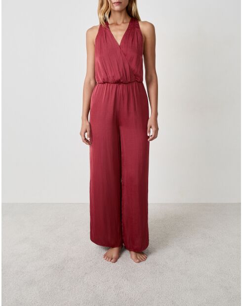 Gara jumpsuit uit één stuk in terracotta