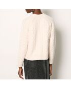 Pull Fita écru