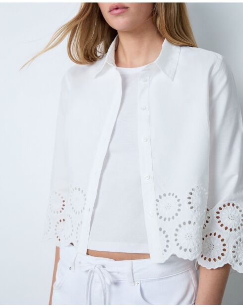 Chemise Victorine brod écru