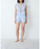 Top azul cielo Cibelle