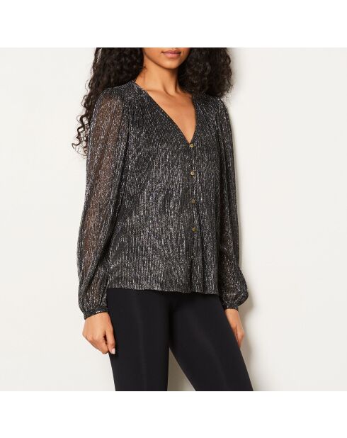 Zilverkleurig hemd Nino