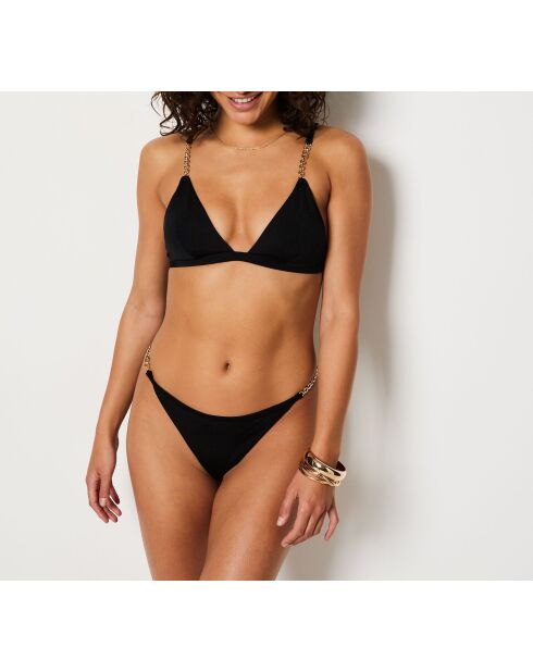 Baba schwarzer Triangel-BH ohne Bügel und ohne Schale