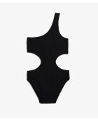 Onesize by etam s24 zwart badpak uit één stuk zonder schelp