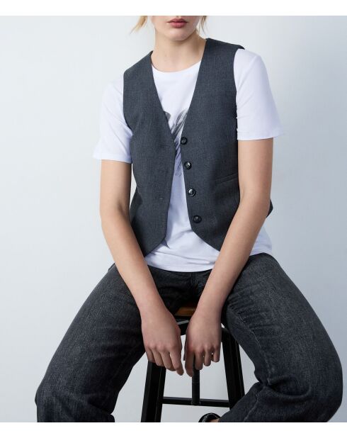 Gilet Jade Gris