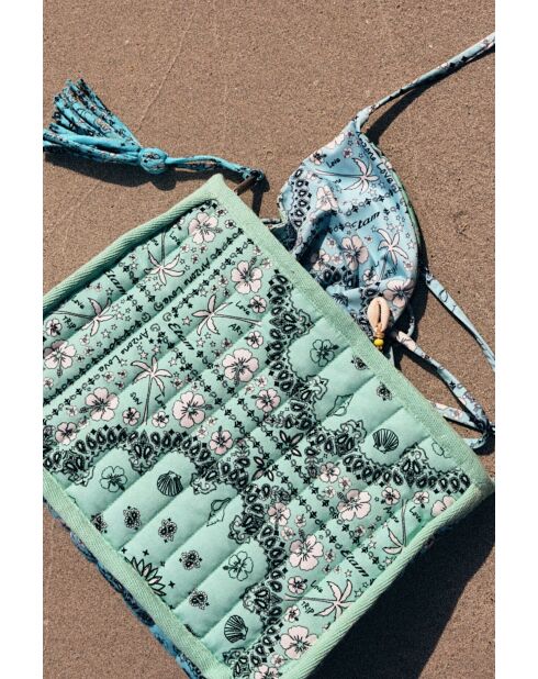 Pochette Arizonalove imprimé fond vert