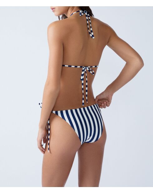 Blauer Triangel-BH von Caletto ohne Bügel und ohne Schale