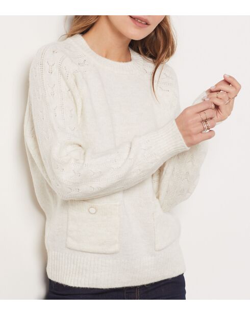 Pull Lotty écru