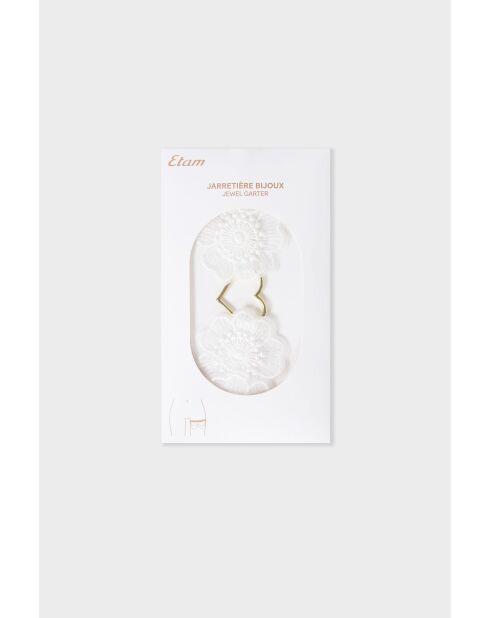 Promise ecrufarbene Oberschenkelkette