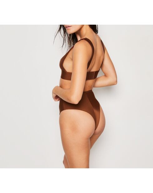 Th Capsule Wendy bruin braziliaans bikinibroekje