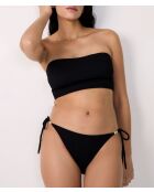 Lumineux schwarzer Stirnband-BH ohne Bügel und ohne Schale