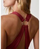 Gara jumpsuit uit één stuk in terracotta