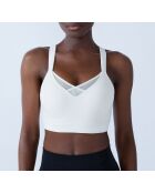 Sujetador blanco con aros Moove