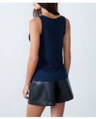 Marineblauwe tanktop Ganga van Marcel