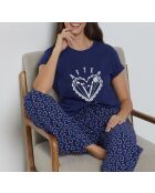 Camiseta Stas azul medianoche