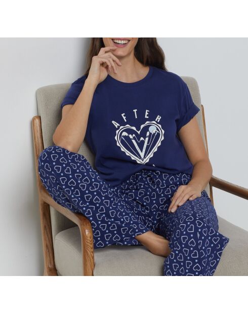 Camiseta Stas azul medianoche