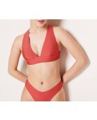 Soutien-gorge triangle sans armature et sans coque Caleta terracotta