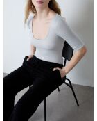 Body plateado MC Genny