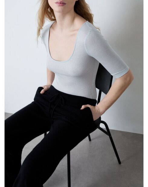 Zilverkleurige bodysuit MC Genny