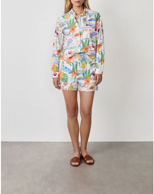 Tony Shirt mit mehrfarbigem Aufdruck