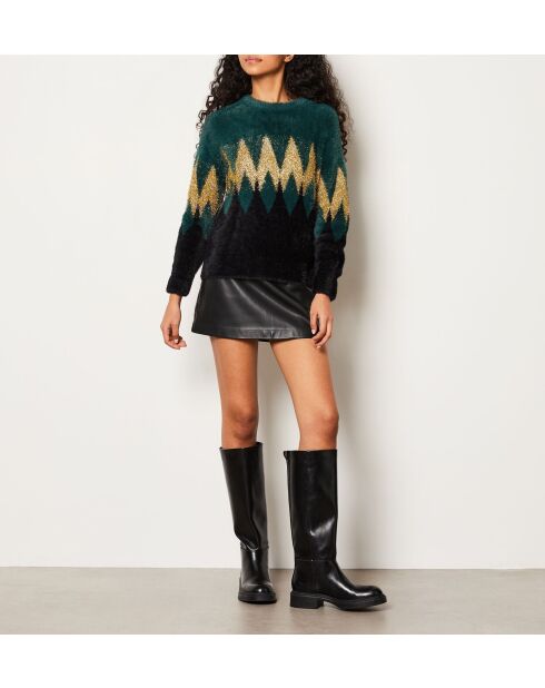 Fesarina dennengroene trui