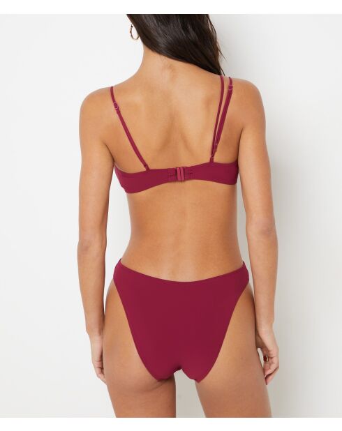 Costume da bagno intero senza cornice Teva granato bordeaux