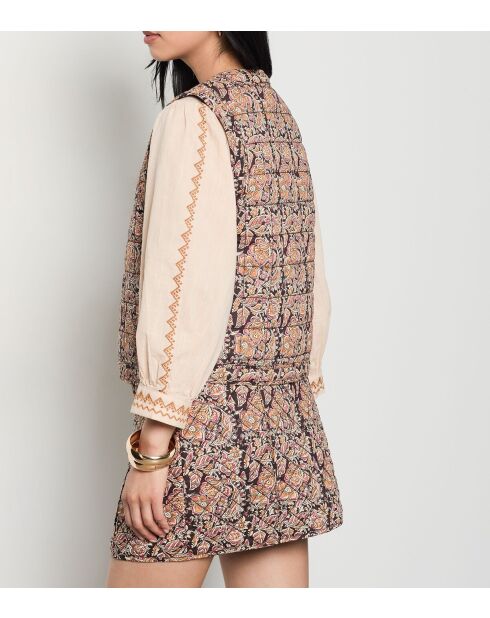 Veste Italy imprimé  fond  vert