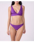 Violetter Alien-Triangel-BH ohne Bügel und ohne Schale