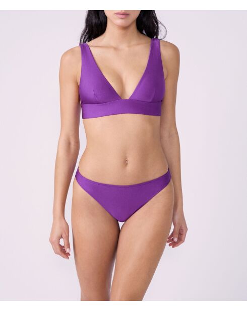Soutien-gorge triangle sans armature et sans coque Alien violet