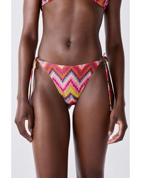 Nouette Fi Muses brasilianische Bikinihose mit mehrfarbigem Druck