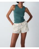 Camiseta sin mangas verde abeto Bayside