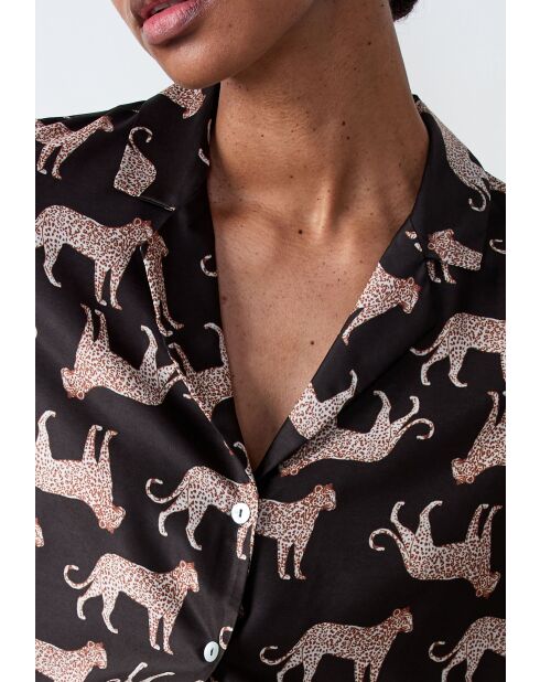 Schwarzes Pantherhemd