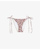 Capsule Wendy Bikinihose mit weißem Hintergrundprint