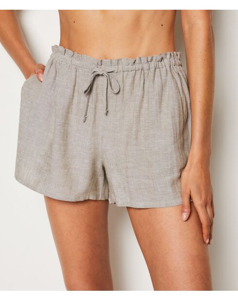 Sonny kaki olijfkleurige korte broek