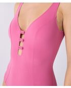 Baila, einteiliger Badeanzug ohne Bügel, puderrosa