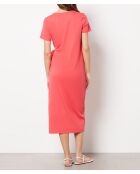 Lachsfarbenes pfirsichfarbenes Kleid Suzette